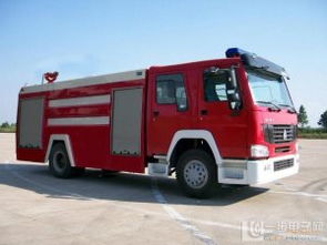 豪沃8吨水罐消防车 专为高效消防救援设计